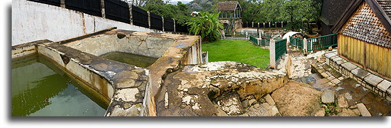 Two Royal Tubs::Ambohimanga, Madagascar::