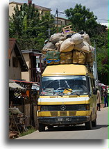 Packs on the Roof::Ambohimahasoa, Madagascar::