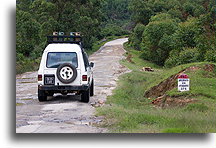 Concrete Milestone::Ambohimahasoa, Madagascar::