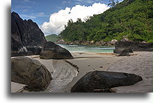 Deserted Beach #2::Mahé, Seychelles::