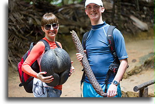 Female and Male::Praslin, Seychelles::