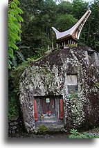 Rock with Crypts::Tana Toraja, Sulawesi Indonesia::