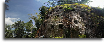 High Cliff Crypts::Tana Toraja, Sulawesi Indonesia::