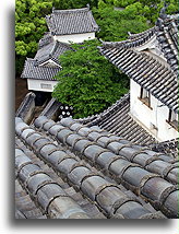 View from Donjon::Himeji-jo castle, Japan::