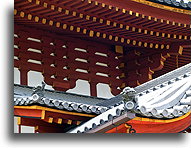 Roof Detai::Kofuku-ji, Nara, Japan::