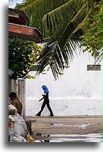 Street in Mahibadhoo #1::Mahibadhoo, Maldives::