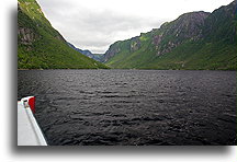 Boat in Western Brook Pond::Gros Morne, Newfoundland, Canada::