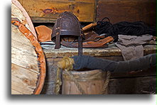 Viking House Interior::L'Anse aux Meadows, Newfoundland, Canada::