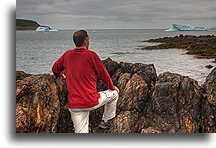 Looking at the Iceberg::I was stunned; iceberg was really close to the shore::