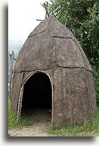 Wendat Hut #2::Huron/Ouendat (Wendat) Village, Ontario, Canada::