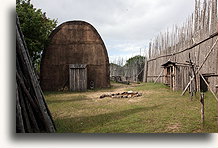 Longhouse::Huron/Ouendat (Wendat) Village, Ontario, Canada::