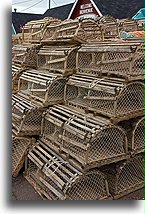 Traditional Lobster Pots::Prince Edward Island, Canada::