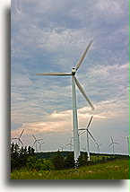 Le Nordais Windmill Park::Gaspe, Quebec, Canada::