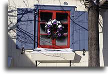 Frosted Window::Mont Tremblant, Quebec, Canada::