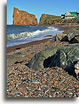 Percé Rock::Gaspe, Quebec, Canada::