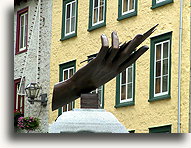 Writer's Hand::Quebec City, Quebec, Canada::