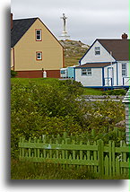 Cross on Ile aux Marins::Saint-Pierre and Miquelon::