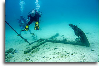 Anchor on the Sand::Barbados, Caribbean::