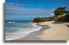 Coastal Fort::Barbados, Caribbean::