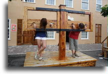 Punishment in Stocks::St. George, Bermuda::