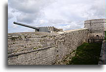 Moat in Fort St.Catherine::Bermuda::