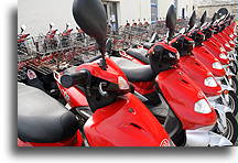 Red Scooters::St. George, Bermuda::