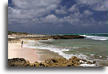 Atlantic Shore at Flamingo Point::Cat Island, Bahamas::