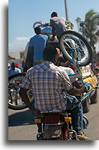 Taxi-moto::Cap-Haïtien, Haiti, Caribbean::