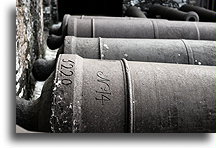 Haitian Cannons::Citadelle Laferrière, Haiti, Caribbean::