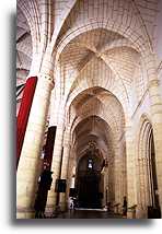 Late-Gothic Aisle::Santo Domingo, Domincan Republic, Caribbean::