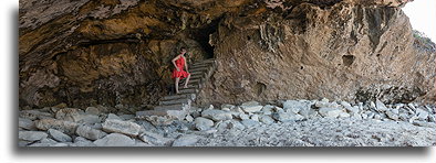 Mudjin Harbour Cave #2::Middle Caicos, Turks and Caicos::