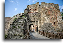 Gate to the Upper Castle::Helfštýn Castle, Czechia::