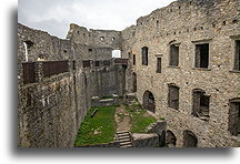 Inner Ward::Hukvaldy Castle, Czechia::