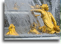 Frogs from Myth of Latona::Versailles, France::