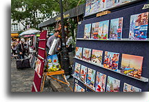 Souvenir Paintings::Montmartre, Paris, France::