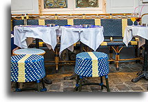 Street Café::Montmartre, Paris, France::