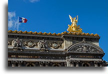 Gilded Figural Group - Poetry::Opera Garnier, Paris, France::