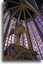 Empty Shrine::Sainte-Chapelle, Paris, France::