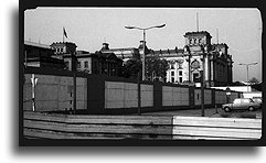 Reichstag from the east::East Berlin, GDR::