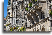 New Town Hall Front Façade::Munich, Germany::