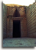 Treasury of Atreus::Mycenae, Peloponnese, Greece::