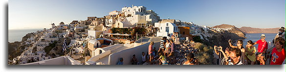 Waiting for a Sunset::Oia, Santorini, Greece::