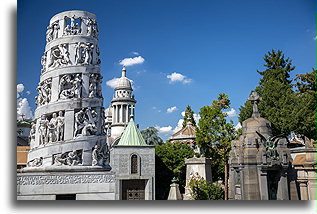 Tower of Babel::Monumental Cemetery, Milan, Italy::