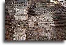 Surviving Parts of the Façade::Pantheon, Rome, Italy::