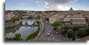 River Tiber::Rome, Italy::