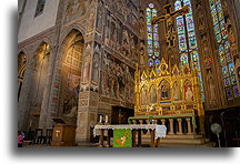 Altar and crucifix::Florence, Italy::