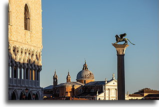 Winged Lion of St Mark::Venice, Italy::