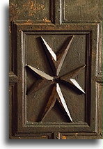 'Furniture with Maltese Cross::Casa Rocca Piccola, Valletta, Malta::