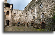 Courtyard::Bolków Castle, Poland::