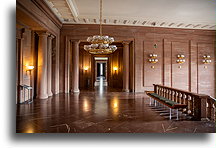 Hallway on the upper floor::Imperial Castle, Poznan, Poland::